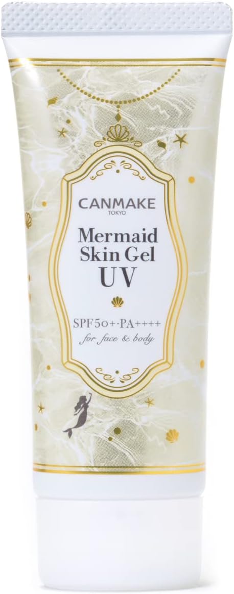 CANMAKE Tokyo Mermaid Skin Gel UV Sunscreen Vitamin C derivative yellow(SPF50+ PA++++) 40g