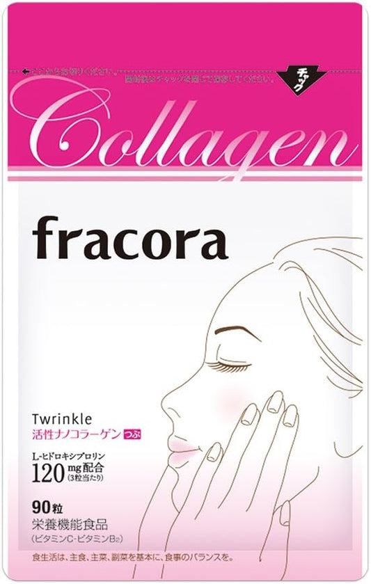 fracora Twrinkle activated nano collagen supplement 90tab